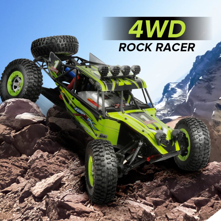 Rc Rechargeable Rock Crawler Off Road Metal Body 4 X 4 High Speed Climbing Rally Jeep Truck 2